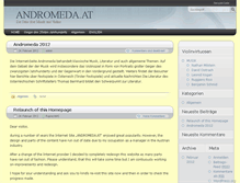 Tablet Screenshot of andromeda.at