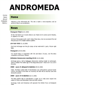 Tablet Screenshot of andromeda.no