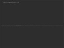 Tablet Screenshot of andromeda.co.uk