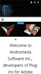 Mobile Screenshot of andromeda.com